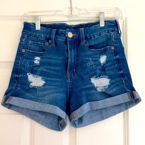 Denim shorts